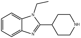 1H-Benzimidazole, 1-ethyl-2-(4-piperidinyl)- Structure