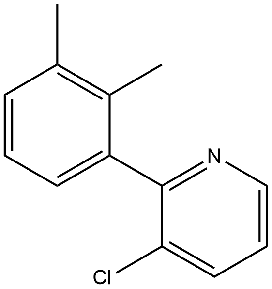 3-Chloro-2-(2,3-dimethylphenyl)pyridine Structure