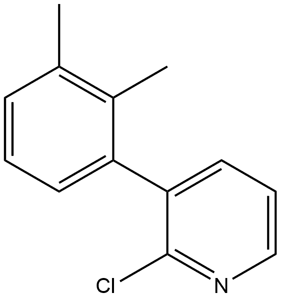 2-Chloro-3-(2,3-dimethylphenyl)pyridine Structure