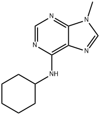 N-Cyclohexyl-9-methyl-9H-purin-6-amine Structure