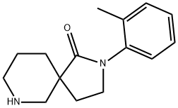 2-(o-Tolyl)-2,7-diazaspiro[4.5]decan-1-one 구조식 이미지