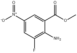 Benzoic acid, 2-amino-3-fluoro-5-nitro-, methyl ester Structure