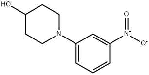 4-Piperidinol, 1-(3-nitrophenyl)- Structure