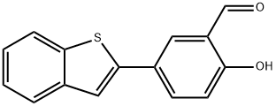 4-[Benzo(b)thiophen-2-yl]-2-formylphenol Structure