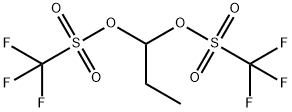 Methanesulfonic acid, trifluoro-, propylidene ester (9CI) 구조식 이미지