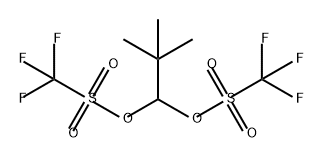 Methanesulfonic acid, trifluoro-, 2,2-dimethylpropylidene ester (9CI) Structure
