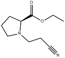 L-Proline, 1-(2-cyanoethyl)-, ethyl ester Structure