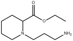 2-Piperidinecarboxylic acid, 1-(3-aminopropyl)-, ethyl ester Structure