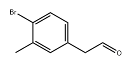 2-(4-Bromo-3-methylphenyl)acetaldehyde Structure