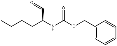 Carbamic acid, N-[(1S)-1-formylpentyl]-, phenylmethyl ester Structure