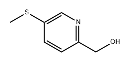 2-Pyridinemethanol, 5-(methylthio)- Structure