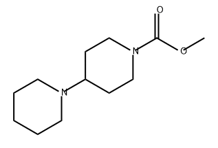 [1,4'-Bipiperidine]-1'-carboxylic acid, methyl ester 구조식 이미지