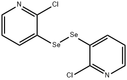 Pyridine, 3,3'-diselenobis[2-chloro- Structure