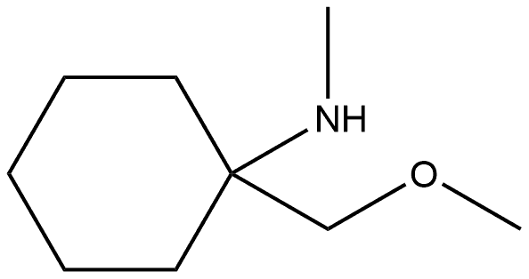 1-(Methoxymethyl)-N-methylcyclohexanamine Structure