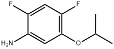 2,4-Difluoro-5-(propan-2-yloxy)aniline Structure