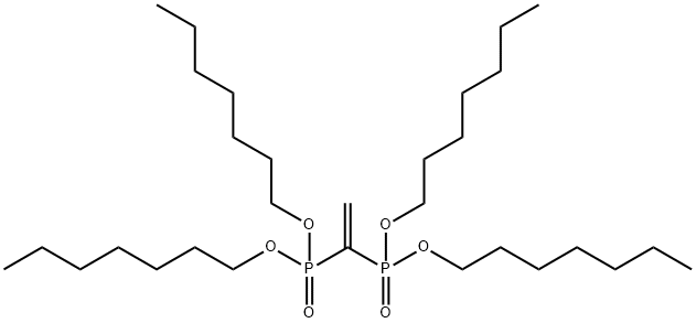 tetraheptyl ethenylidenebisphosphonate Structure