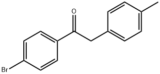 Ethanone, 1-(4-bromophenyl)-2-(4-methylphenyl)- Structure