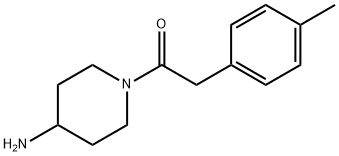 Ethanone, 1-(4-amino-1-piperidinyl)-2-(4-methylphenyl)- Structure