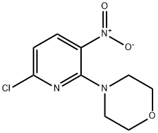 Morpholine, 4-(6-chloro-3-nitro-2-pyridinyl)- Structure