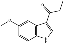 1-(5-methoxy-1H-indol-3-yl)propan-1-one Structure