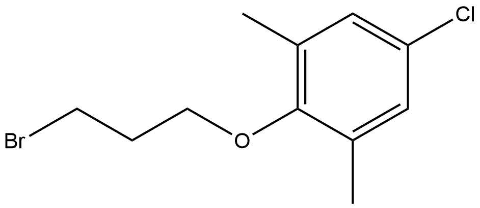 2-(3-Bromopropoxy)-5-chloro-1,3-dimethylbenzene Structure