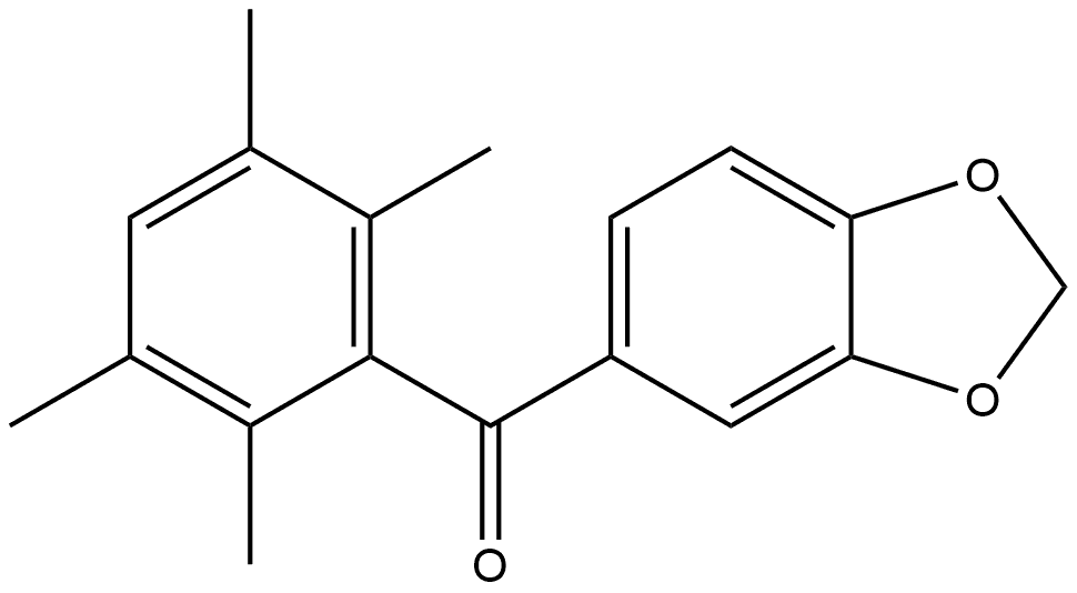 1,3-Benzodioxol-5-yl(2,3,5,6-tetramethylphenyl)methanone Structure