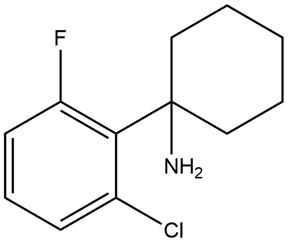 1-(2-chloro-6-fluoro-phenyl)cyclohexanamine Structure