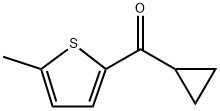 Methanone, cyclopropyl(5-methyl-2-thienyl)- 구조식 이미지