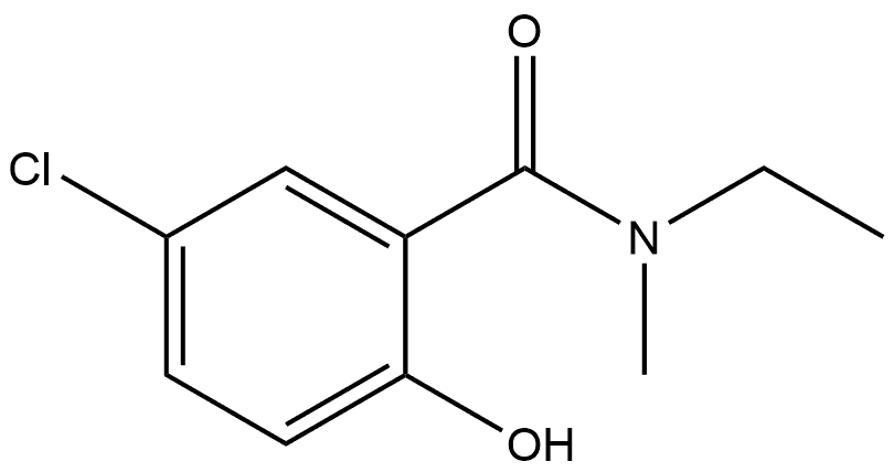 5-Chloro-N-ethyl-2-hydroxy-N-methylbenzamide Structure