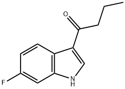 1-(6-fluoro-1H-indol-3-yl)butan-1-on Structure