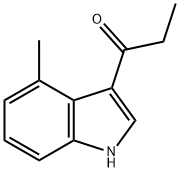 1-(4-methyl-1H-indol-3-yl)propan-1-one 구조식 이미지