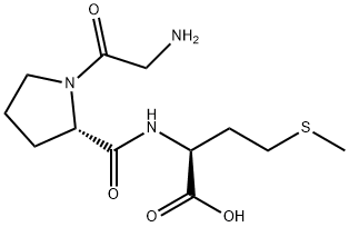 (S)-2-((S)-1-(2-Aminoacetyl)pyrrolidine-2-carboxamido)-4-(methylthio)butanoic acid Structure