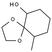 1,4-Dioxaspiro[4.5]decan-6-ol, 10-methyl- Structure