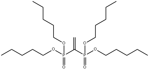 tetra-n-pentyl ethenylidenebisphosphonate 구조식 이미지