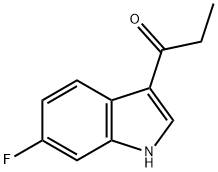 1-(6-fluoro-1H-indol-3-yl)propan-1-one Structure