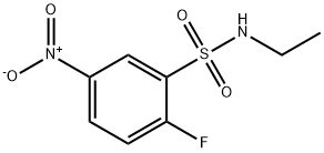 N-ethyl-2-fluoro-5-nitrobenzenesulfonamide Structure