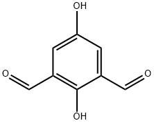 1,3-Benzenedicarboxaldehyde, 2,5-dihydroxy- 구조식 이미지