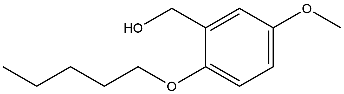 5-Methoxy-2-(pentyloxy)benzenemethanol Structure