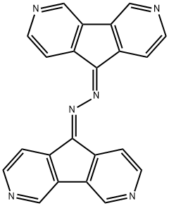 5H-Cyclopenta[2,1-c:3,4-c']dipyridin-5-one, 5H-cyclopenta[2,1-c:3,4-c']dipyridin-5-ylidenehydrazone (9CI) Structure