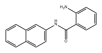 Benzamide, 2-amino-N-2-naphthalenyl- 구조식 이미지