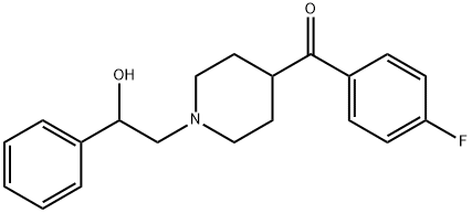 Methanone, (4-fluorophenyl)[1-(2-hydroxy-2-phenylethyl)-4-piperidinyl]- Structure