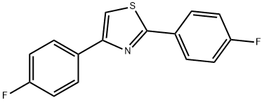 2,4-Bis(4-fluorophenyl)thiazole Structure