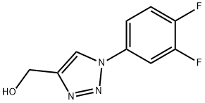 1H-1,2,3-Triazole-4-methanol, 1-(3,4-difluorophenyl)- Structure