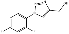 1-(2,4-difluorophenyl)-1h-1,2,3-triazol-4-yl]methanol Structure