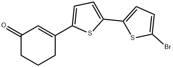 3-(5'-BroMo-[2,2'-bithiophen]-5-yl)cyclohex-2-enone 구조식 이미지