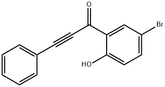 2-Propyn-1-one, 1-(5-bromo-2-hydroxyphenyl)-3-phenyl- Structure