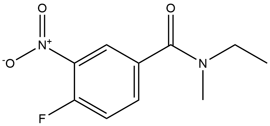 N-ethyl-4-fluoro-N-methyl-3-nitrobenzamide Structure