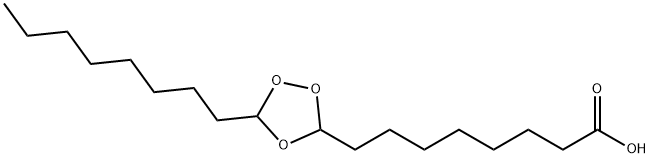 1,2,4-Trioxolane-3-octanoic acid, 5-octyl- 구조식 이미지