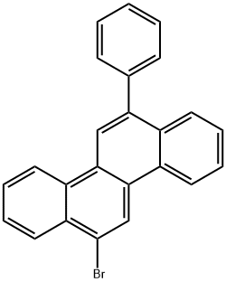 Chrysene, 6-bromo-12-phenyl- Structure