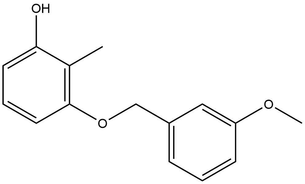 3-[(3-Methoxyphenyl)methoxy]-2-methylphenol Structure